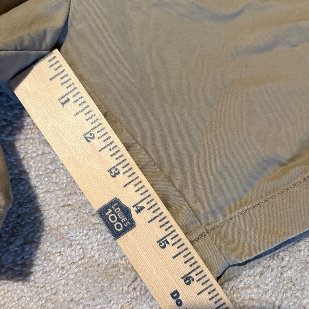 Tommy Hilfiger Khaki Flat Front Men Shorts - Picture 7 of 7